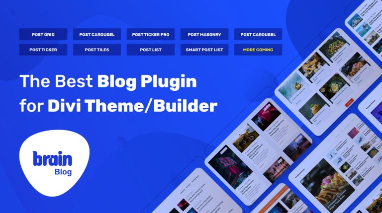 دانلود افزونه Divi Blog Pro Brain Blog برای قالب دی وی