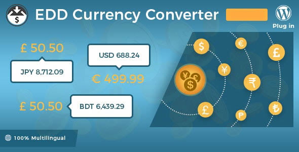 دانلود افزونه EDD Currency Converter