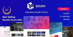 دانلود قالب آموزش مجازی Edumy برای Moodle