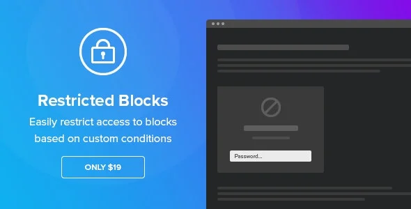 دانلود افزونه Restricted Blocks برای وردپرس