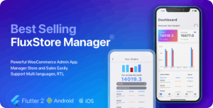 دانلود اپلیکیشن FluxStore Manager برای ووکامرس