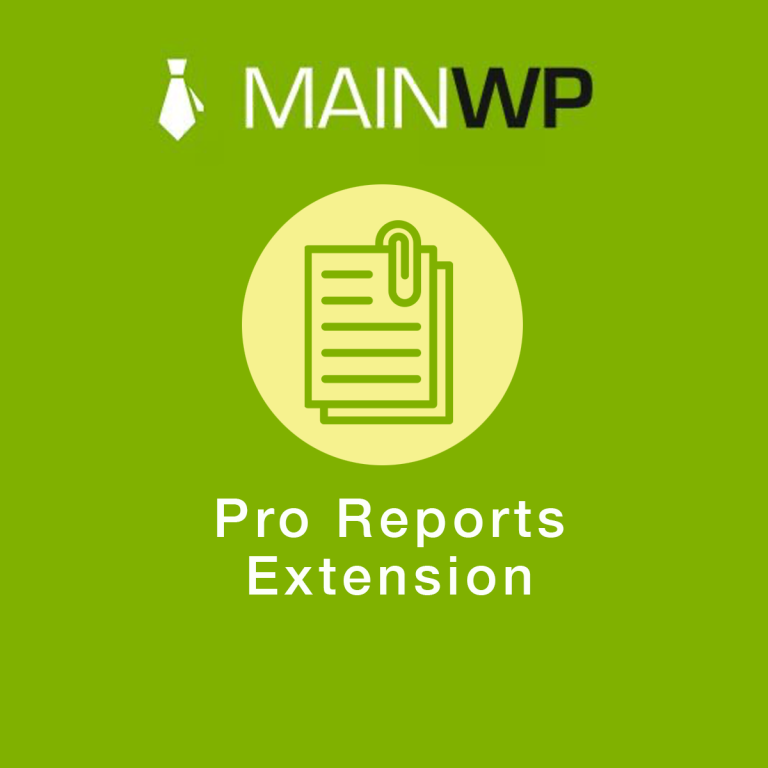 دانلود افزونه MainWP Pro Reports