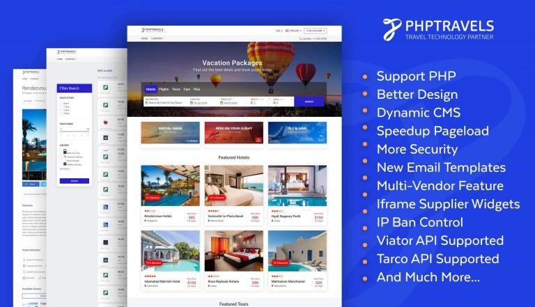 دانلود اسکریپت PHPTRAVELS
