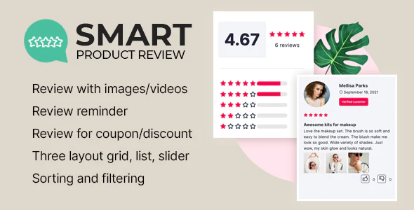 دانلود افزونه Smart Product Review For WooCommerce