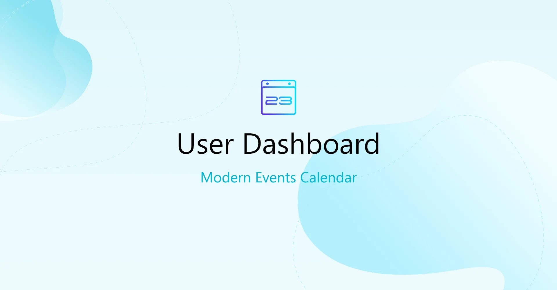 دانلود ادآن User Dashboard Addon برای Modern Events Calendar
