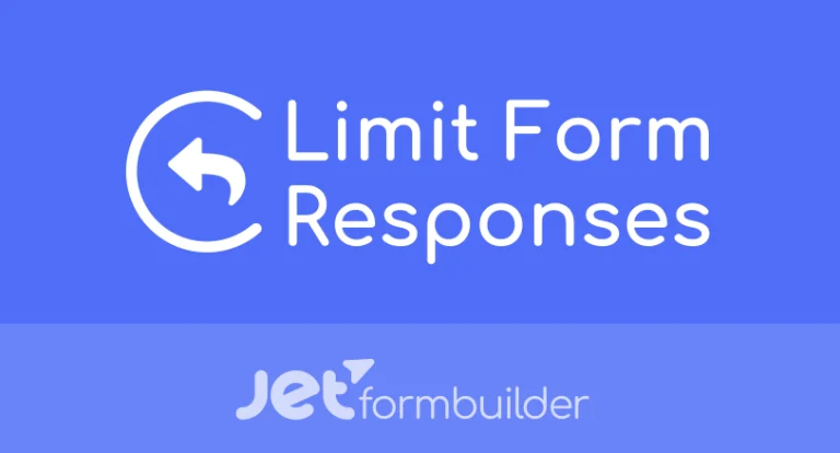 دانلود ادآن Limit Form Responses برای جت فرم بیلدر