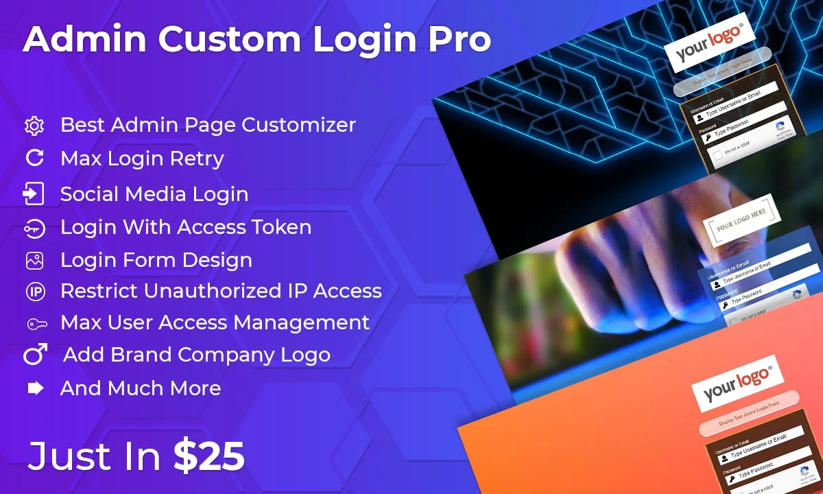 دانلود افزونه Admin Custom Login Pro برای وردپرس