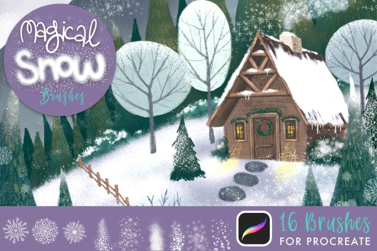 دانلود براش برف پروکریت Magical Snow