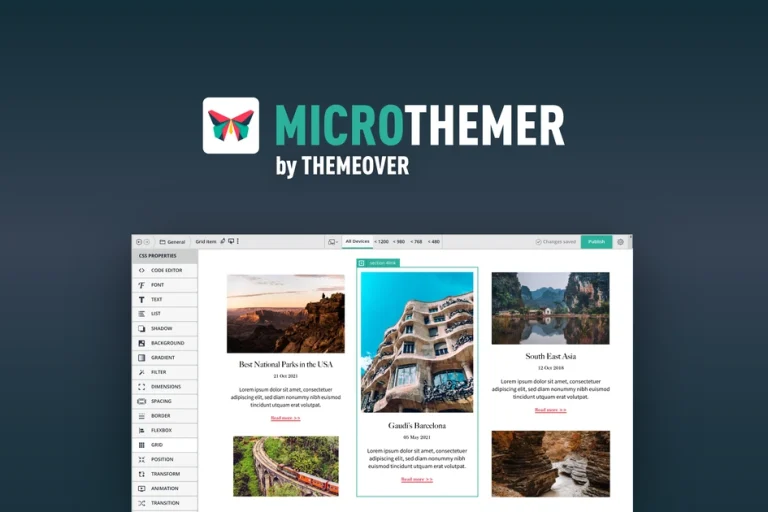 دانلود افزونه Microthemer برای وردپرس
