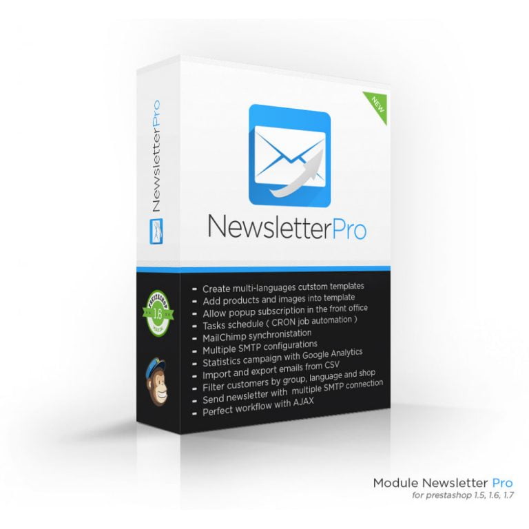 دانلود ماژو خبرنامه Newsletter Pro برای پرستاشاپ