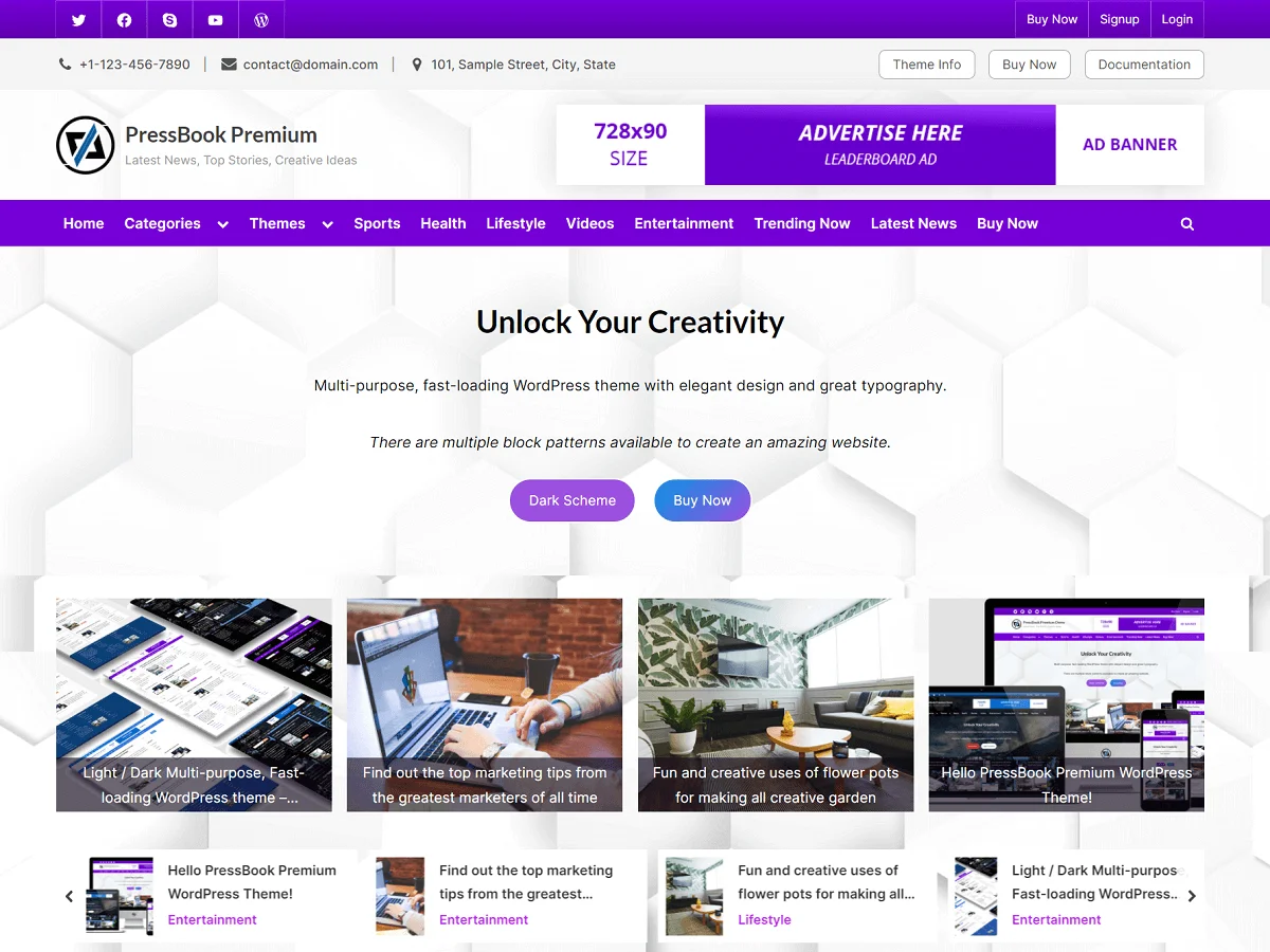 دانلود قالب PressBook Premium برای وردپرس
