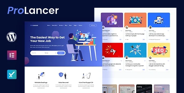 دانلود قالب مارکت فریلنسر Prolancer برای وردپرس