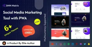 دانلود اسکریپت PHP مارکتینگ شبکه اجتماعی SMM Matrix