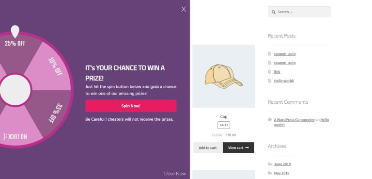 دانلود افزونه Spin Wheel For WooCommerce