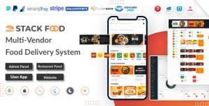 دانلود اپلیکیشن فلاتر رستوران و دلیوری StackFood