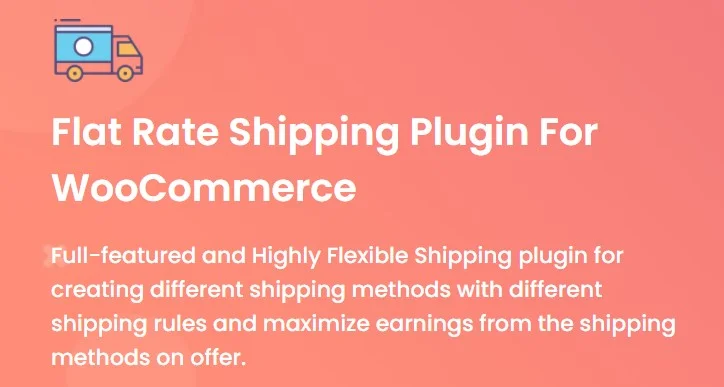دانلود افزونه Flat Rate Shipping Plugin For WooCommerce