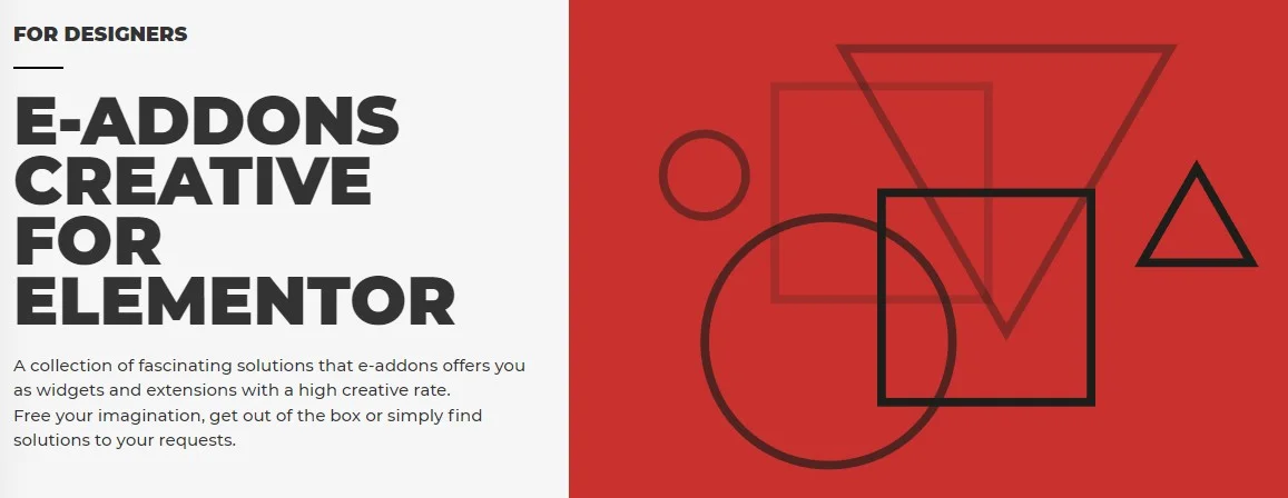 دانلود افزونه E-Addons CREATIVE برای المنتور