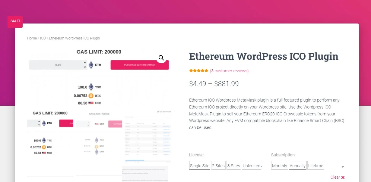 دانلود افزونه EthereumICO Premium برای وردپرس
