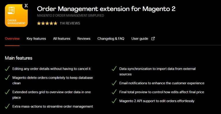 دانلود افزونه Order Management برای مجنتو