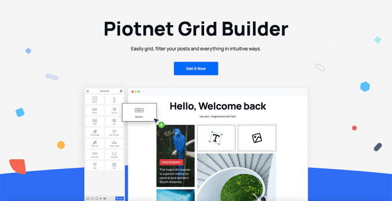 دانلود افزونه Piotnet Grid Builder برای وردپرس