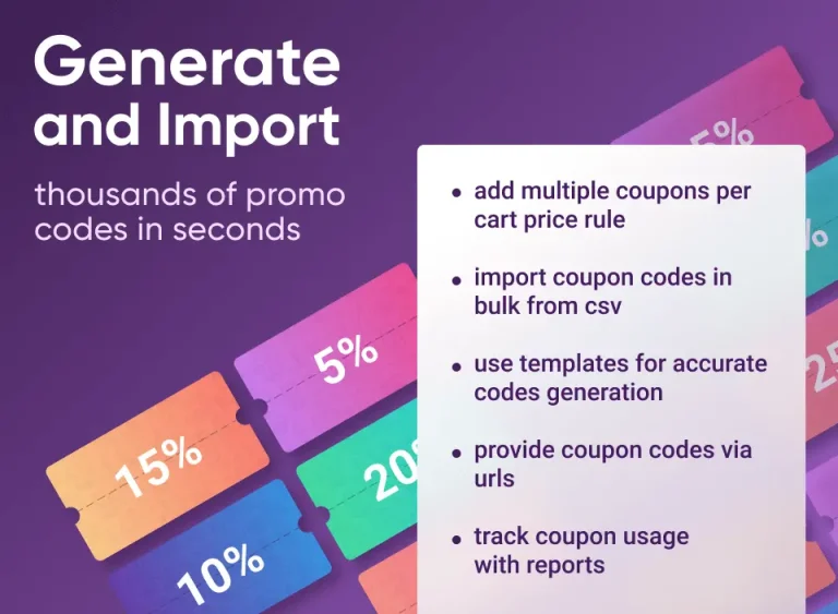 دانلود افزونه Amasty Generate and Import Coupons برای مجنتو