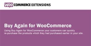 دانلود افزونه Buy Again for WooCommerce برای ووکامرس