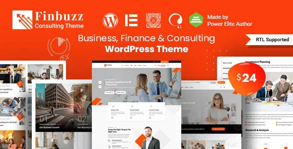 دانلود قالب شرکتی Finbuzz برای وردپرس