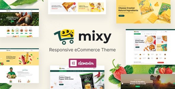 دانلود قالب سوپرمارکت Mixy برای وردپرس