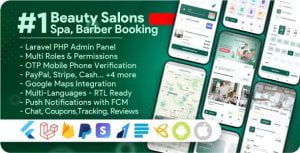 دانلود اپلیکیشن فلاتر مولتی وندور Beauty Salons