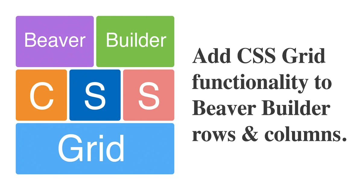 دانلود افزونه Beaver Builder CSS Grid برای وردپرس