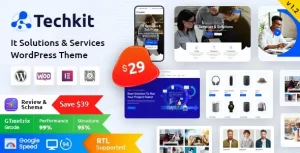 دانلود قالب فناوری و تکنولوژی Techkit برای وردپرس