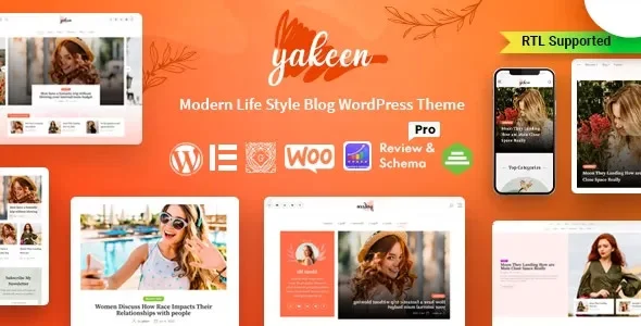 دانلود قالب سبک زندگی Yakeen راستچین برای وردپرس
