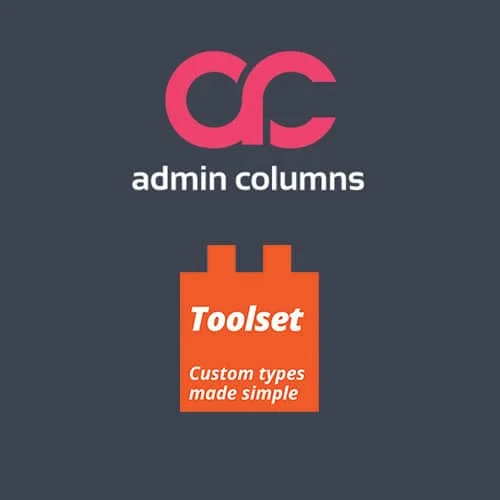 دانلود ادآن Admin Columns Pro Tolset Types