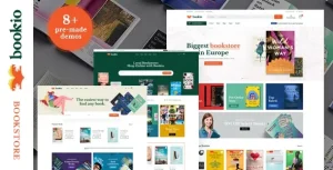 دانلود قالب کتابفروشی Bookio برای ووکامرس