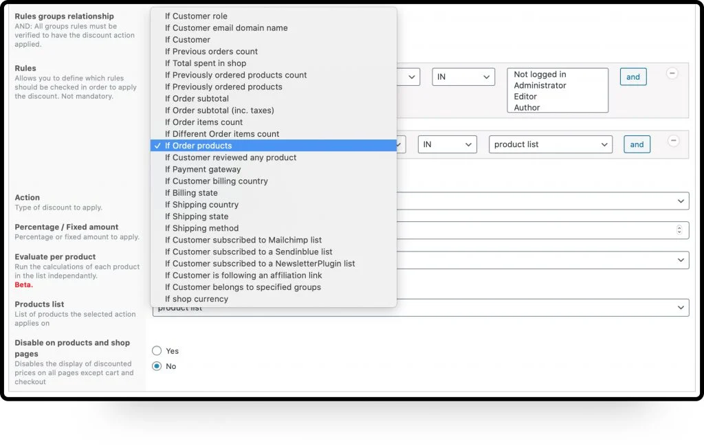 دانلود افزونه Conditional Discounts for WooCommerce by ORION