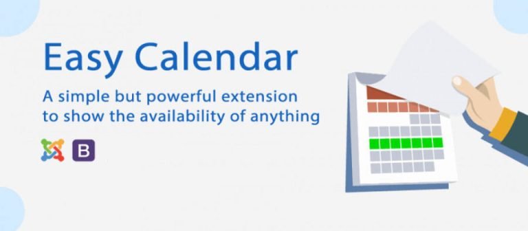 دانلود افزونه Easy Calendar برای جوملا