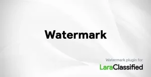 دانلود ادآن Watermark برای لاراکلاسیفایر