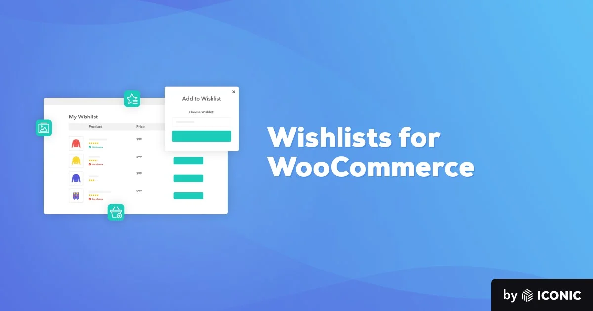 دانلود افزونه Iconic Wishlists for WooCommerce