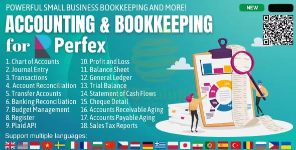 دانلود ماژول Accounting and Bookkeeping برای پرفکس