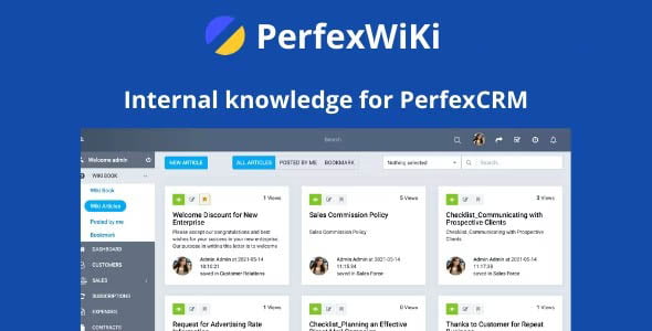 دانلود ادآن PerfexWiki برای اسکریپت پرفکس