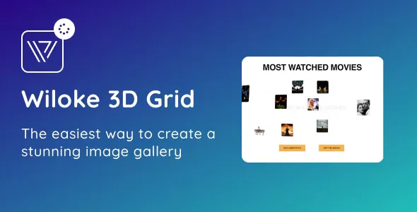 دانلود افزونه Wiloke 3D Grid برای المنتور