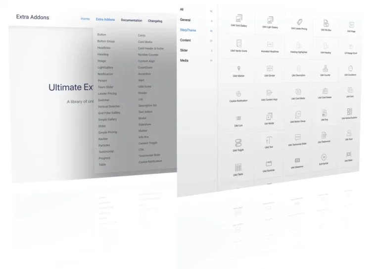 دانلود Extra Addons برای SP PageBuilder