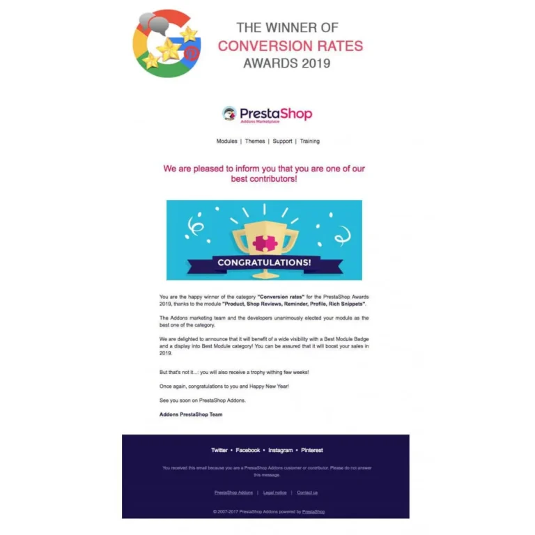 دانلود ماژول Product Reviews Loyalty Program Snippets برای پرستاشاپ