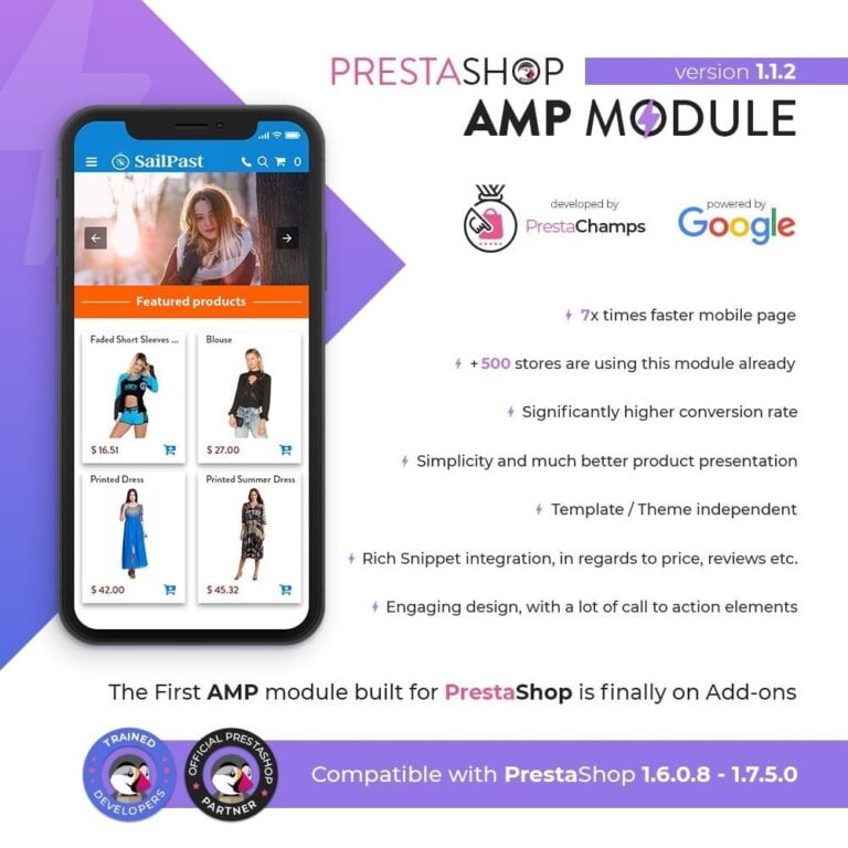 دانلود ماژول Professional AMP Pages برای پرستاشاپ