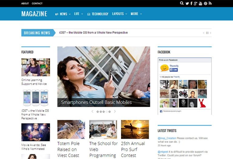 دانلود قالب Themify Magazine برای وردپرس