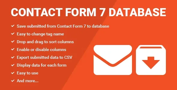 دانلود افزونه Database for Contact Form 7 برای وردپرس