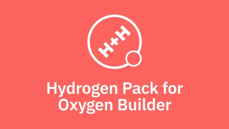 دانلود افزونه Hydrogen Pack برای اکسیژن بیلدر