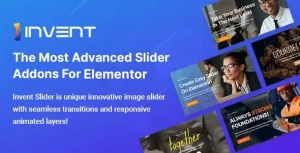 دانلود ادآن Invent Slider برای المنتور