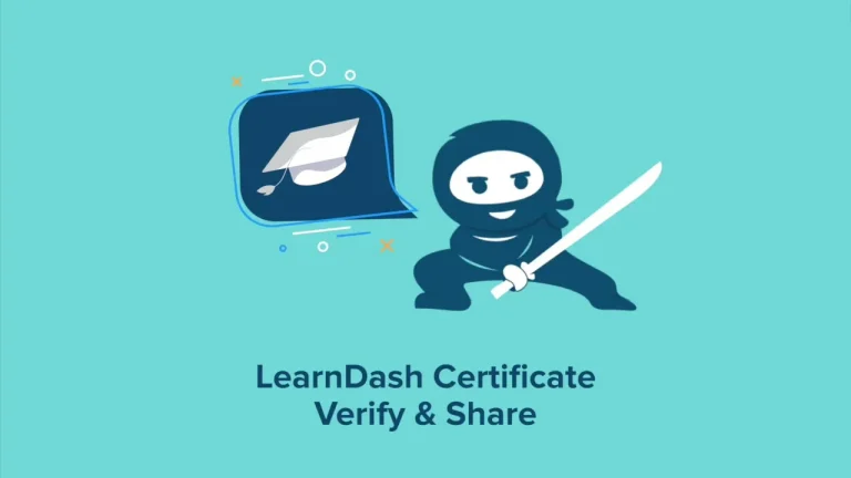 دانلود افزونه LearnDash Certificate Verify & Share