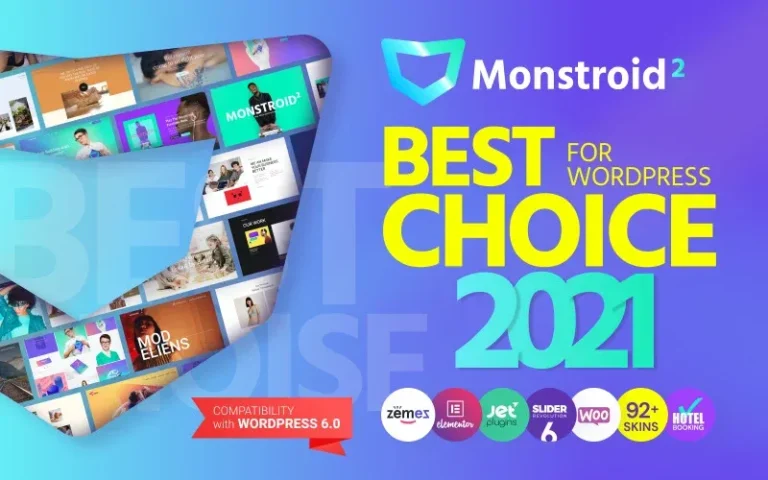 دانلود قالب چندمنظوره Monstroid2 برای وردپرس